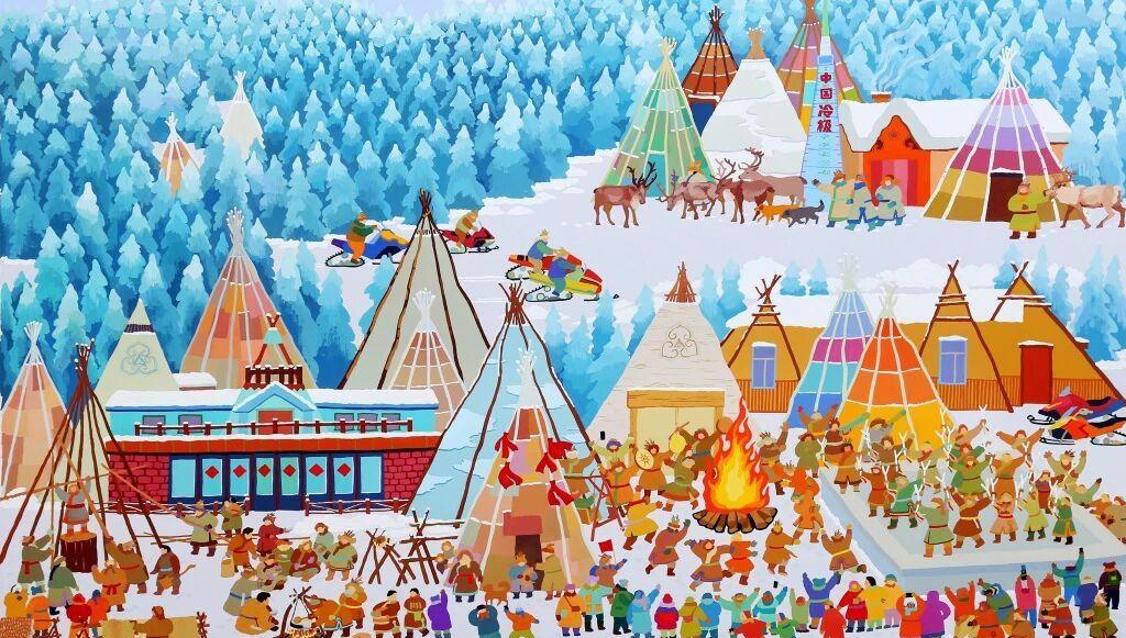 흑룡강성 '신년화' 작품 6점, 국가급 미술전 선정